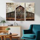 Rustic Barn Wall Art | Farmhouse Wall Decor Canvas Print |