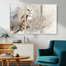 Barn Owl Wall Art | Watercolor Canvas Print | Perfect for