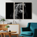 Bear Canvas Print | Wildlife Wall Art for Cabin Decor |