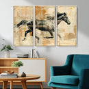 Chines Style Running Horse Western Wall Art | Farmhouse Wall