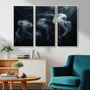 Jellyfish Wall Art Canvas Print, Elegant Wall Decor