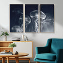 Jellyfish Wall Art Canvas Print, Modern Abstract Jellyfish