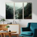 Misty Forest Wall Art | Ready to Hang and Framed | Tranquil