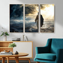Jesus Walking Water Wall Art – Inspirational Christian