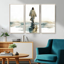 Watercolor Jesus Walking on Water Canvas Print, Christian by MyGreatCanvas | Canvas Wall Art Prints | Photo Prints & Wall Decor