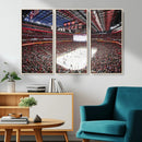 Barton Malow Little Caesars Arena Detroit Wall Art Canvas
