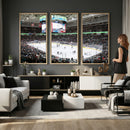 Sharks Arena Blackhawks Sharks Ice Hockey Stadium Wall Art