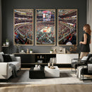 United Center Chicago Bulls Stadium Wall Art Canvas Print