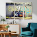 Banksy Life is Short Wall Art - Iconic Graffiti Art on by MyGreatCanvas | Canvas Wall Art Prints | Photo Prints & Wall Decor