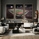 Houston Cougars Football Team Print - Houston TDECU Stadium