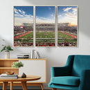 Framed Houston Cougars Football Team Print - Houston TDECU by MyGreatCanvas | Canvas Wall Art Prints | Photo Prints & Wall Decor