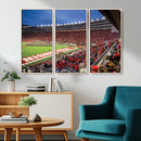 Wisconsin Badgers Football Team Print - Madison Camp Randall by MyGreatCanvas | Canvas Wall Art Prints | Photo Prints & Wall Decor