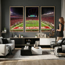 Wisconsin Badgers Football Team Print Canvas- Madison Camp