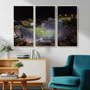 Duke University Blue Devils Football Print Canvas - Durham