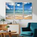 Sea View From the Beach Canvas Print