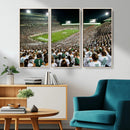 Michigan State Spartans Football Canvas Print - East Lansing