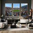 Michigan State Spartans Football Team Art Print - East