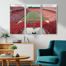 Rutgers Scarlet Knights Football Team Print - Piscataway SHI by MyGreatCanvas | Canvas Wall Art Prints | Photo Prints & Wall Decor