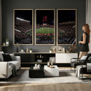 Framed Texas Tech Red Raiders Stadium Canvas, Texas Tech Red