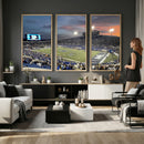 Memphis Tigers Football Team Print - Memphis Simmons Bank