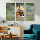 Heartwarming Fox and Baby Cub Wall Art | Ready to Hang