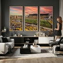 University of Wyoming Cowboys Football Team Print - Laramie