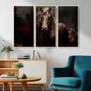 Abstract Black Horse Canvas Print for Farmhouse Wall Art | by MyGreatCanvas | Canvas Wall Art Prints | Photo Prints & Wall Decor