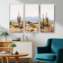 Desert Cactus Canvas Wall Art – Serene Southwestern Arizona by MyGreatCanvas | Canvas Wall Art Prints | Photo Prints & Wall Decor