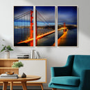 Large Wall Art San Francisco Canvas Print - Wonderful Golden