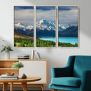 Mount Cook and Lake Pukaki Canvas Wall Art Print – Majestic by MyGreatCanvas | Canvas Wall Art Prints | Photo Prints & Wall Decor