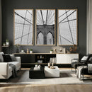 Large Brooklyn Bridge Wall Art Canvas Print