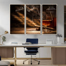 Whiskey and Cigar Wall Art Canvas Print by MyGreatCanvas | Canvas Wall Art Prints | Photo Prints & Wall Decor