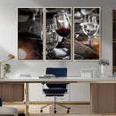 Red Wine and Glass Canvas Print by MyGreatCanvas | Canvas Wall Art Prints | Photo Prints & Wall Decor