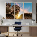 Buddha Statue and Daylight Wall Art, Buddha Statue Wall Art by MyGreatCanvas | Canvas Wall Art Prints | Photo Prints & Wall Decor