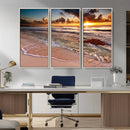 Sunset on Ocean Wall Art Canvas Print by MyGreatCanvas | Canvas Wall Art Prints | Photo Prints & Wall Decor