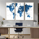 World Map Canvas Print – Framed Detailed Map of the World by MyGreatCanvas | Canvas Wall Art Prints | Photo Prints & Wall Decor
