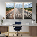 Recovery Road Wall Art Canvas Print