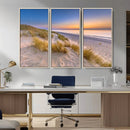Sunrise On The Beach Wall Art Canvas Print
