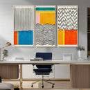 Canvas Print Wall Art Abstract Illustrs Art Boho, Framed