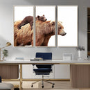 Mother and Baby Bear Canvas Wall Art - Adorable Wildlife by MyGreatCanvas | Canvas Wall Art Prints | Photo Prints & Wall Decor