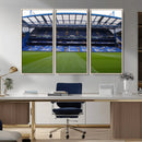 Chelsea FC Soccer Team Print - Stamford Bridge Stadium Wall