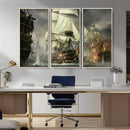 Pirate Ship War Wall Art Canvas Print by MyGreatCanvas | Canvas Wall Art Prints | Photo Prints & Wall Decor