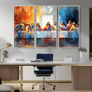 Abstract Watercolor The Last Supper Wall Art