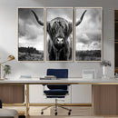 Scottish Cow Wall Art Canvas Print | Longhorn Wall Art | by MyGreatCanvas | Canvas Wall Art Prints | Photo Prints & Wall Decor