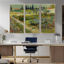Vincent van Gogh Garden at Arles Wall Art Canvas Print