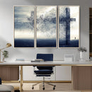Jesus and the Fading Cross Wall Art Print – Symbol of Faith, by MyGreatCanvas | Canvas Wall Art Prints | Photo Prints & Wall Decor