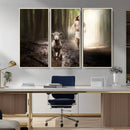 Jesus Canvas Wall Art - Jesus Running After Lost Lamb, by MyGreatCanvas | Canvas Wall Art Prints | Photo Prints & Wall Decor