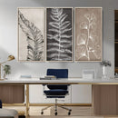 Minimalist Botanical Wall Art Canvas Print, Framed and Ready
