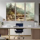 Abstract Acadia National Park Wall Art Canvas Print -