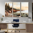 Serene Coastal View of Acadia National Park Wall Art -